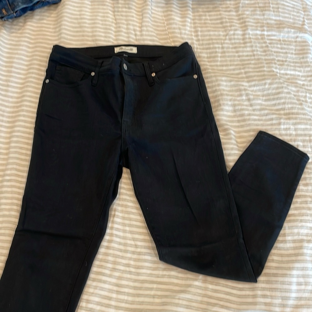 Black Madewell skinny jeans